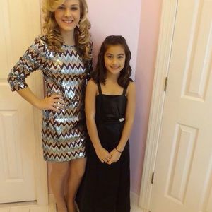 Chevron Sparkle Dress